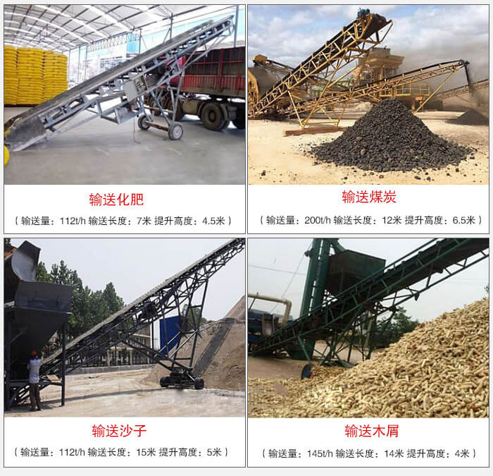 大倾角带式输送机适用行业：电力，煤炭，建材，