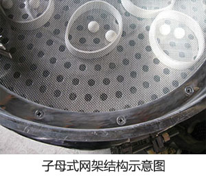 固液振动筛子母扣设计示意图